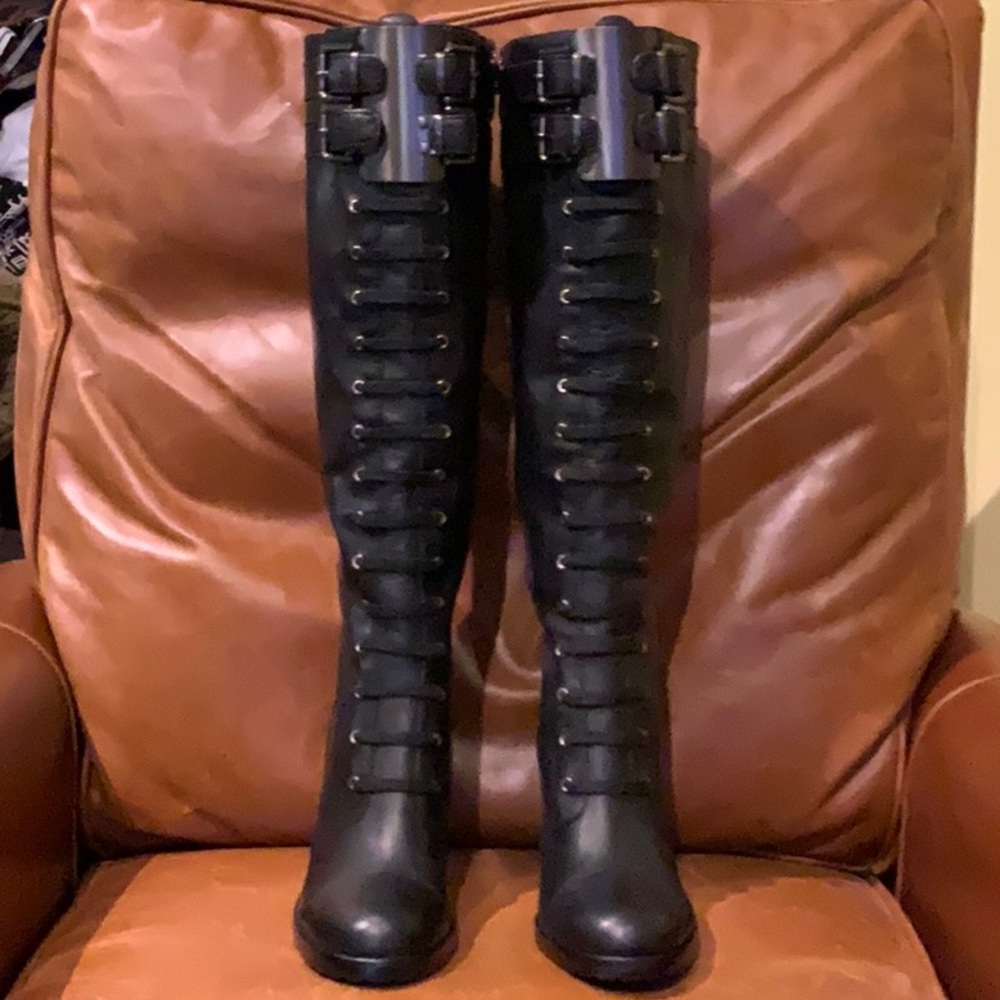 Fabulous New Via Spiga sz 7 1/2 leather boots.